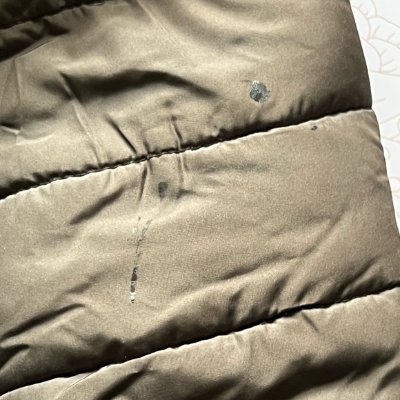 Abercrombie Kids Brown Hooded Puffer Jacket with Sherpa Lining Girls 13/14 - Picture 14 of 14